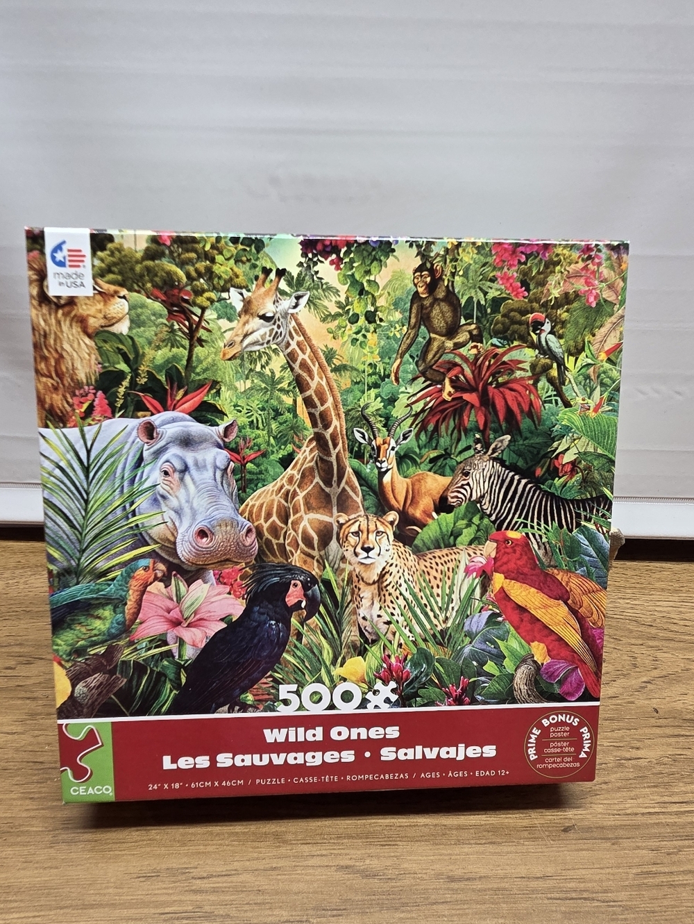 Ceaco 500-Piece Jigsaw Puzzle - "Wild Ones" NWT